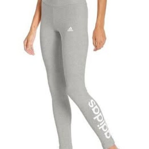 NEW ADIDAS Loungwear Essential High Rise Logo Leggings MSRP: $40 - Size XS - Picture 1 of 10